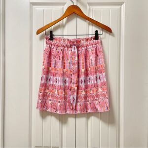 Forever 21 Pink Geometric Mini Skirt - XS